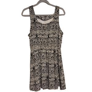 Aztec Print Skater Dress